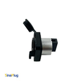 Seetronic SE8FDYH-62-B-NS RJ45 Chassis-Mount Connector With Waterproof Cover (Anti-Leakage Version of SE8FDY-02-DC)