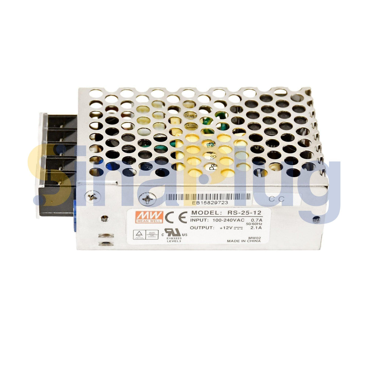 MEAN WELL RS-25-12 Switching Power Supply (Output 12Volts, 2.1Amps)