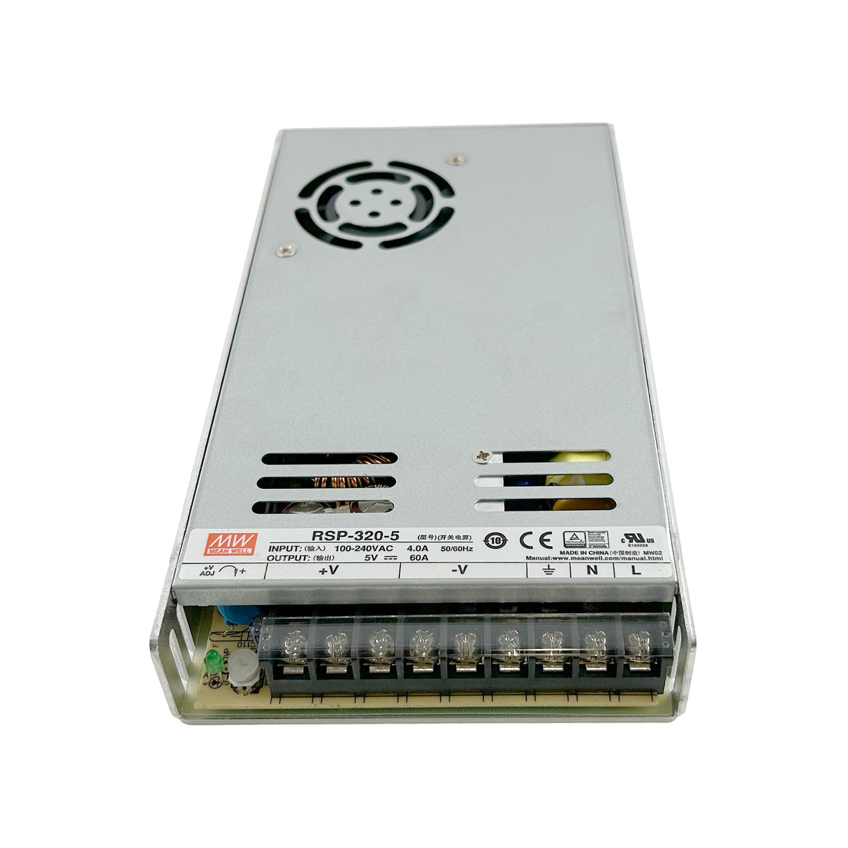 MEAN WELL RSP-320-5 Switching Power Supply (Output 5.0Volts, 60Amps)