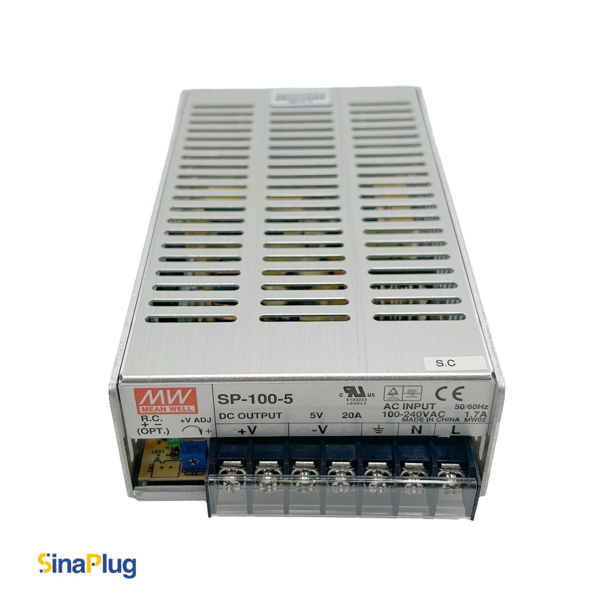 MEAN WELL SP-100-5 Switching Power Supply (Output 5Volts, 20Amps)