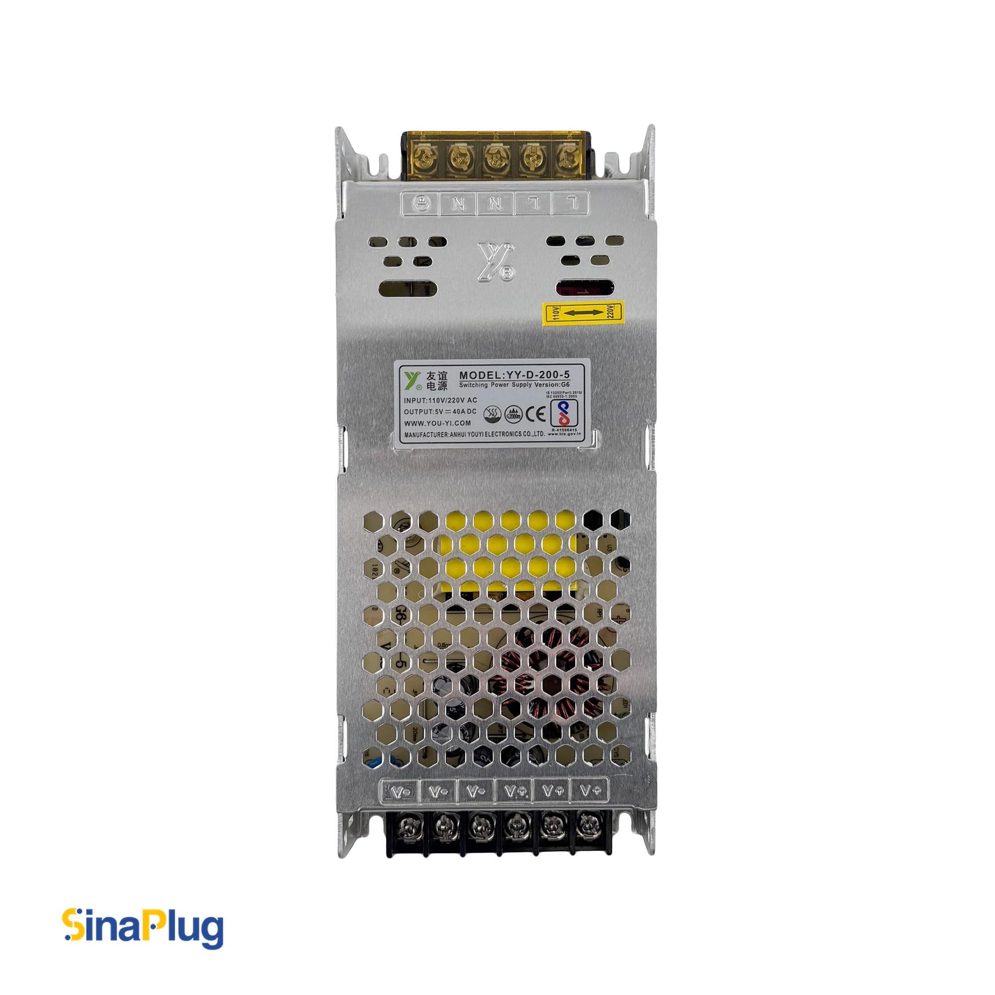 Youyi YY-D-200-5 V-G 110/220V Power Supply (5V, 40A)