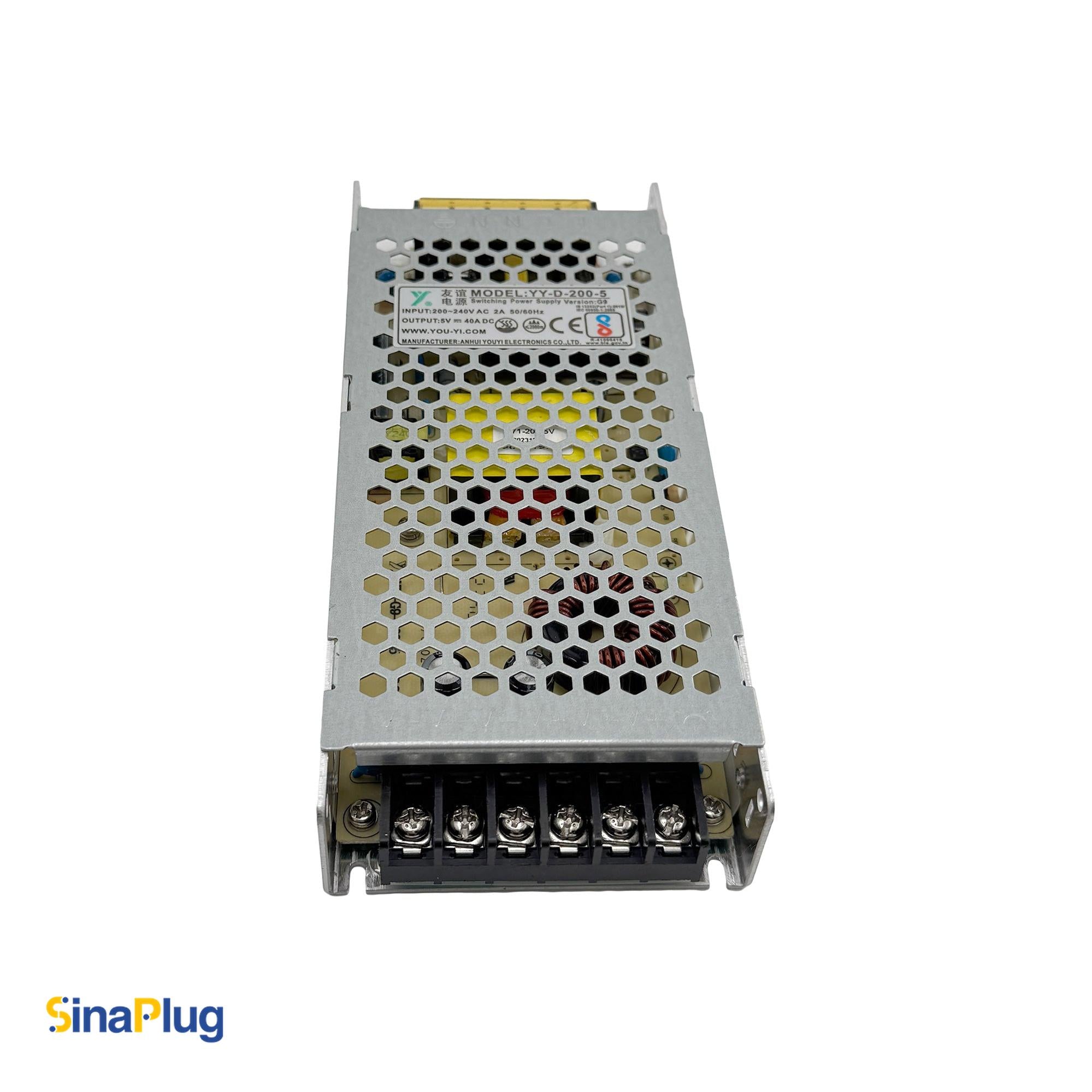 Youyi YY-D-200-5 V-G 200-240V Power Supply (5V, 40A)