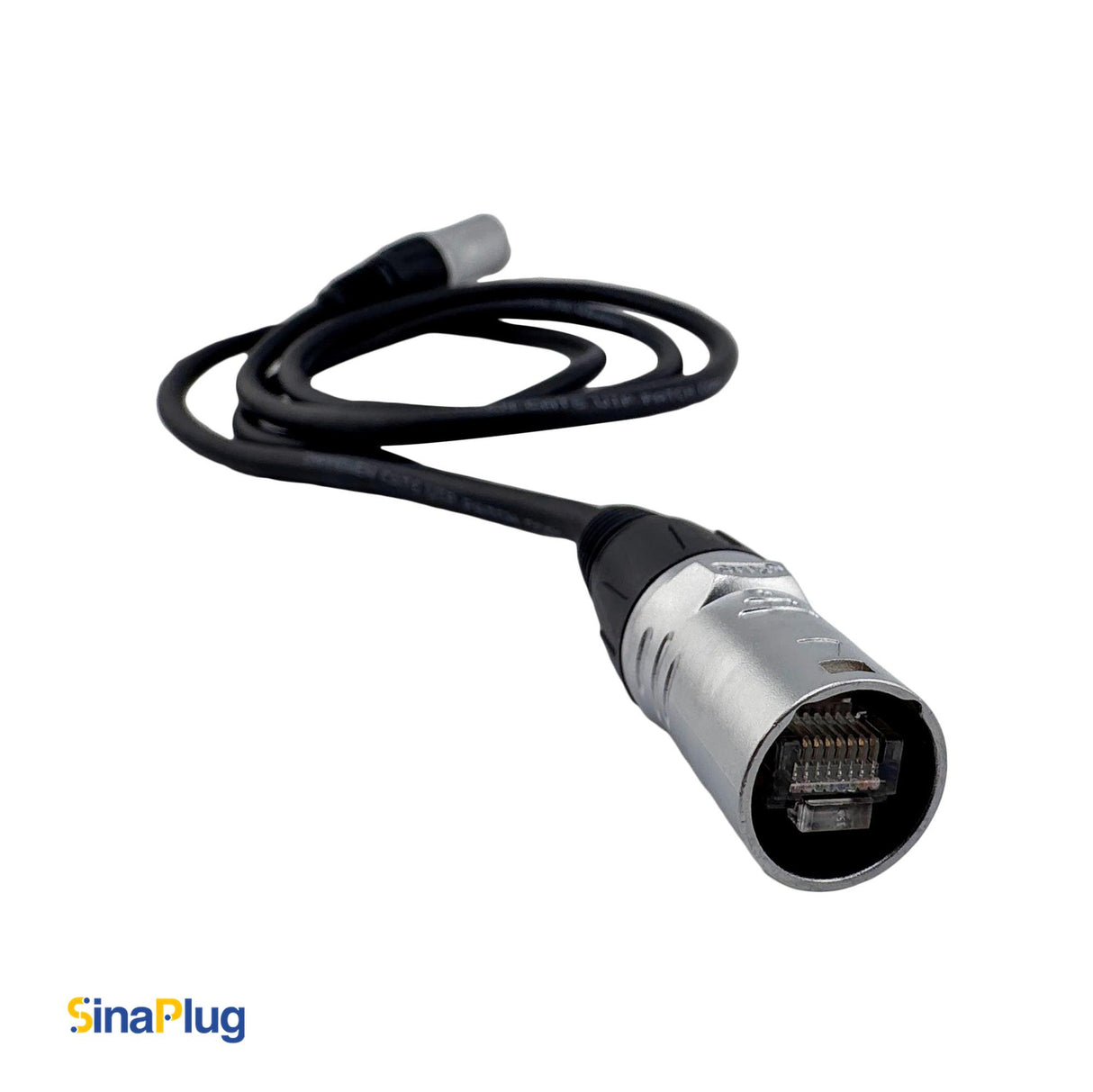 CAT6 UTP Ethernet Cable with SW8MC-A-2N Male Connector - 4 FT