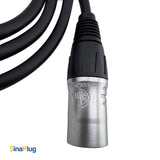 CAT6 UTP Ethernet Cable with SW8MC-A-2N Male Connector - 4 FT