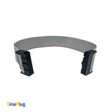 Flat IDC Cable, Both Ends 16-pin  (2x8) 2.54mm Pitch Female Connector