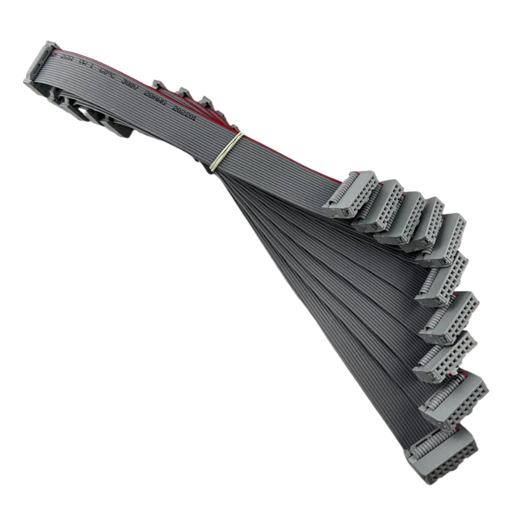 Flat IDC Cable, Both Ends 16-Pin (2x8), 2.54mm Pitch, Female