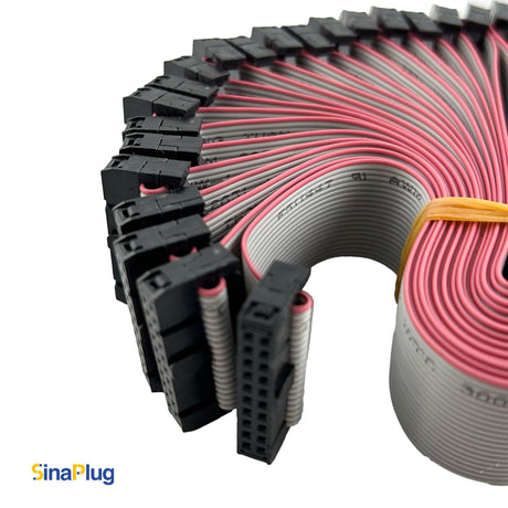 Flat IDC Cable, Both Ends 20-Pin (2x10), 2.54mm Pitch, Female Connector