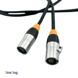 Shielded Network Cable with locking Seetronic SE8MC-05-New EtherCON connectors