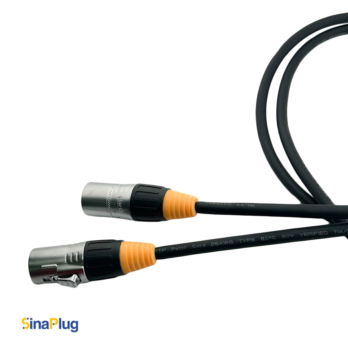 Shielded Network Cable with locking Seetronic SE8MC-05-New EtherCON connectors