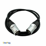 CAT6 UTP Ethernet Cable with SW8MC-A-2N Male Connector - 4 FT