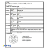 CAT6 UTP Ethernet Cable with SW8MC-A-2N Male Connector - 4 FT