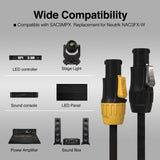 Seetronic SAC3FX Powercon Twist Locking Waterproof IP65/IP67 Female TR1 Power Connector 20A/300V fo Stage Light and LED Wall