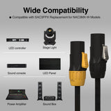 Seetronic SAC3MX Powercon Twist TR1 Locking Waterproof IP65/IP67 Male TR1 Connector Power Connector 20A/300V fo Stage Light and LED Wall