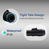 Seetronic SAC3MX Powercon Twist TR1 Locking Waterproof IP65/IP67 Male TR1 Connector Power Connector 20A/300V fo Stage Light and LED Wall