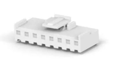 8‑Position 3.96 mm Pitch Plug Housing (Natural, Wire‑to‑Board)