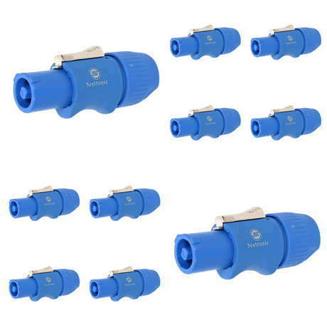 Seetronic SAC3FCA PowerCON AC Twist Power Connector Blue Male A