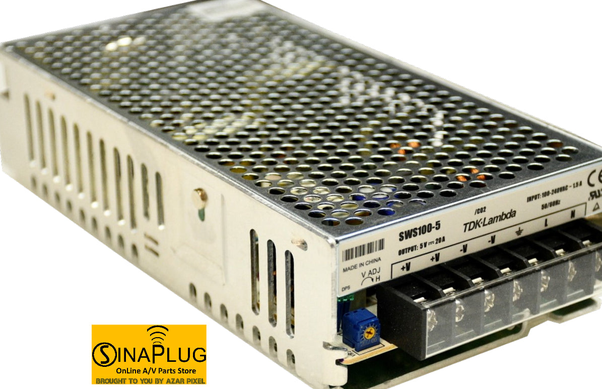TDK LAMBDA SWS-100-5 Switching Power Supply Output 5Volts, 20Amps