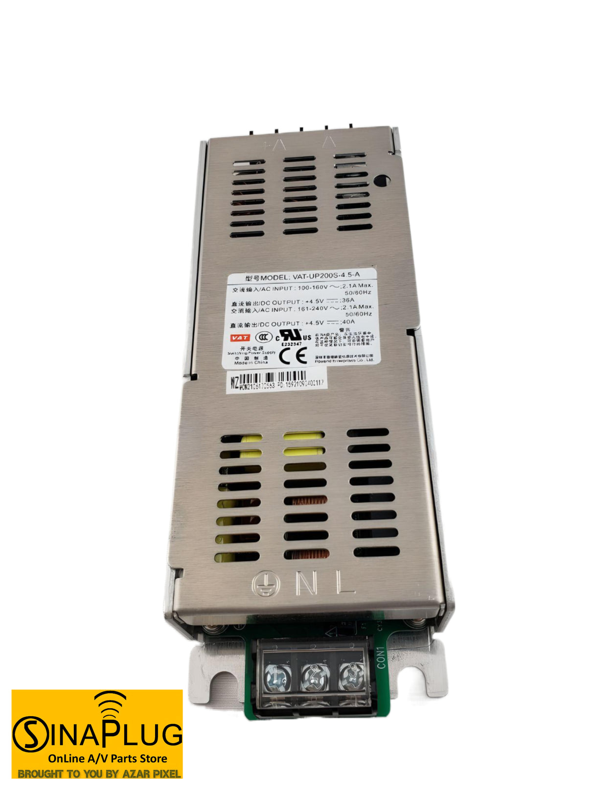 VAT-UP200S-4.5-A Powe Supply 4.5V 40A