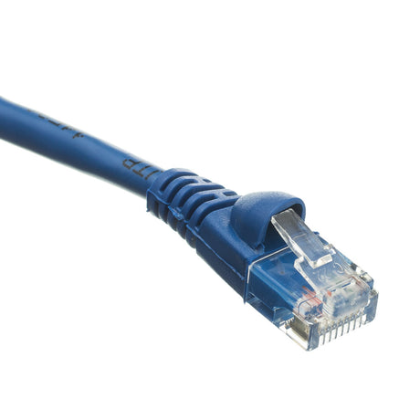 550 Mhz CAT6 patch cord (VTP) 1 FT blue