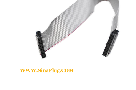 Extension Flat Ribbon Cable Wire 100 cm 26 pins, 14 INCH  CONNECTOR CABLES