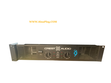 Crest Audio CA 9 Professional Power Amplifier 2000 Watts 4 Ohm Bridged