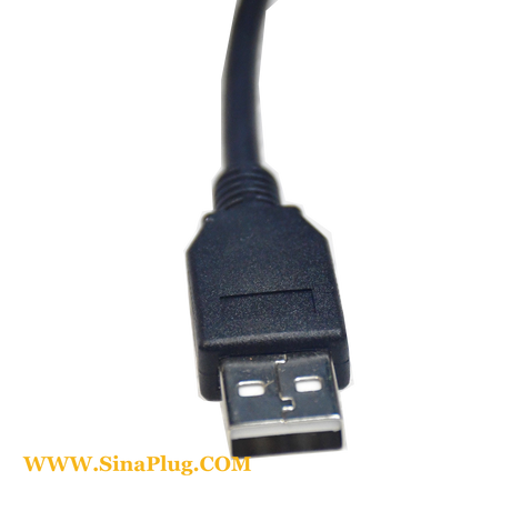 Panel Mount USB Cable -A Male to A Female