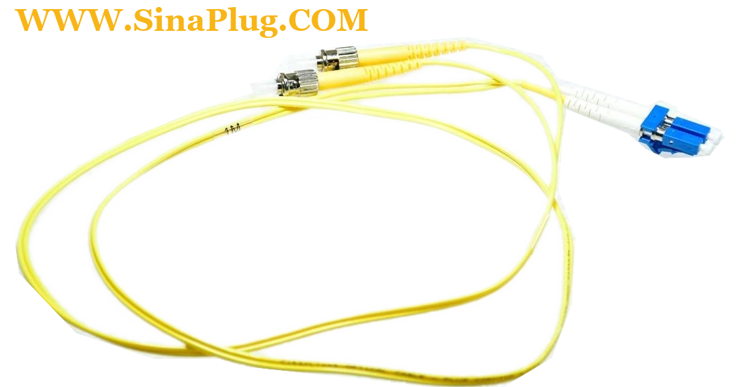 1M LC to ST Single mode Duplex-01, 9/125um UPC yellow