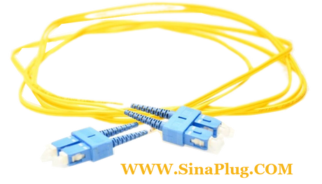 SC to SC, Single mode Duplex 9/125 Standard Connector yellow