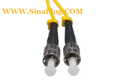 LC/ST 9/125 Singlemode Duplex Fiber Patch Cable - OS1 - 1 Meter