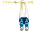 LC/ST 9/125 Singlemode Duplex Fiber Patch Cable - OS1 - 1 Meter