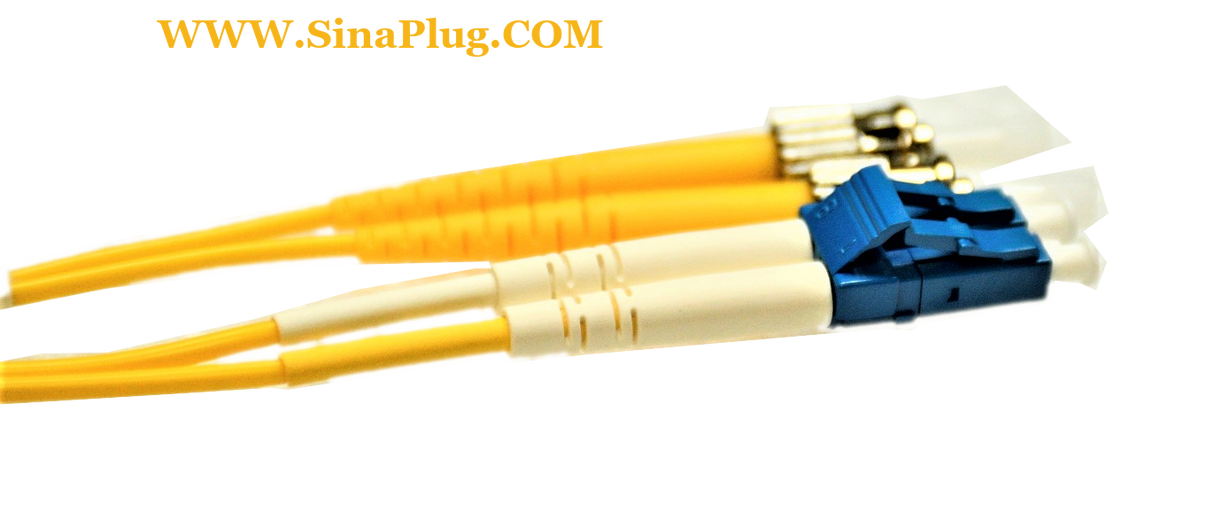 1M  2FSM-LC-ST-02 FIBER OPTIC CABLE : LC single mode to ST multimode jumper YELLOW