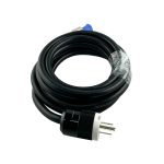 10 feet, NEMA 5-15P Male Power Cable to Seetronic SAC3FCA Connector