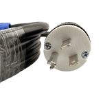 10 feet, NEMA 5-15P Male Power Cable to Seetronic SAC3FCA Connector