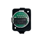 Seetronic SE8FDYH-62-B-NS RJ45 Chassis-Mount Connector With Waterproof Cover (Anti-Leakage Version of SE8FDY-02-DC)