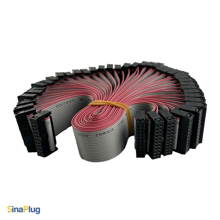 Flat IDC Cable, Both Ends 20-Pin (2x10), 2.54mm Pitch, Female Connector
