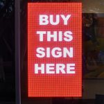 AzarPixel BrandPro Digital Advertising LED Window Poster