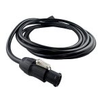 3-Pin Power Cable (14AWG): IEC C14 Male to Seetronic SAC3FX Connector - 10 Feet