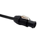 3-Pin Power Cable (14AWG): IEC C14 Male to Seetronic SAC3FX Connector - 10 Feet