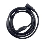 3-Pin Power Cable (14AWG): IEC C14 Male to Seetronic SAC3FX Connector - 10 Feet