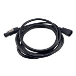 3-Pin Power Cable (14AWG): IEC C14 Male to Seetronic SAC3FX Connector - 10 Feet