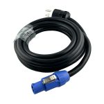 10 feet, NEMA 5-15P Male Power Cable to Seetronic SAC3FCA Connector