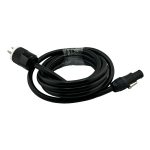 10 feet, NEMA 5-15P Male Power Cable to Seetronic SAC3FX Connector