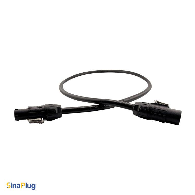 3 feet, Power Cable Seetronic SAC3FX Connector to Seetronic SAC3MX Connector