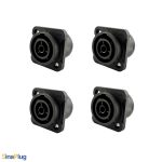 Seetronic SAC3FPX Power-In Socket (Female Connector of SAC3MX Plug) with CNAC-FPX Waterproof Cover