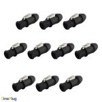 Seetronic SAC3FX Waterproof Power Plug (Female Cable Connector of SAC3MPX Socket)