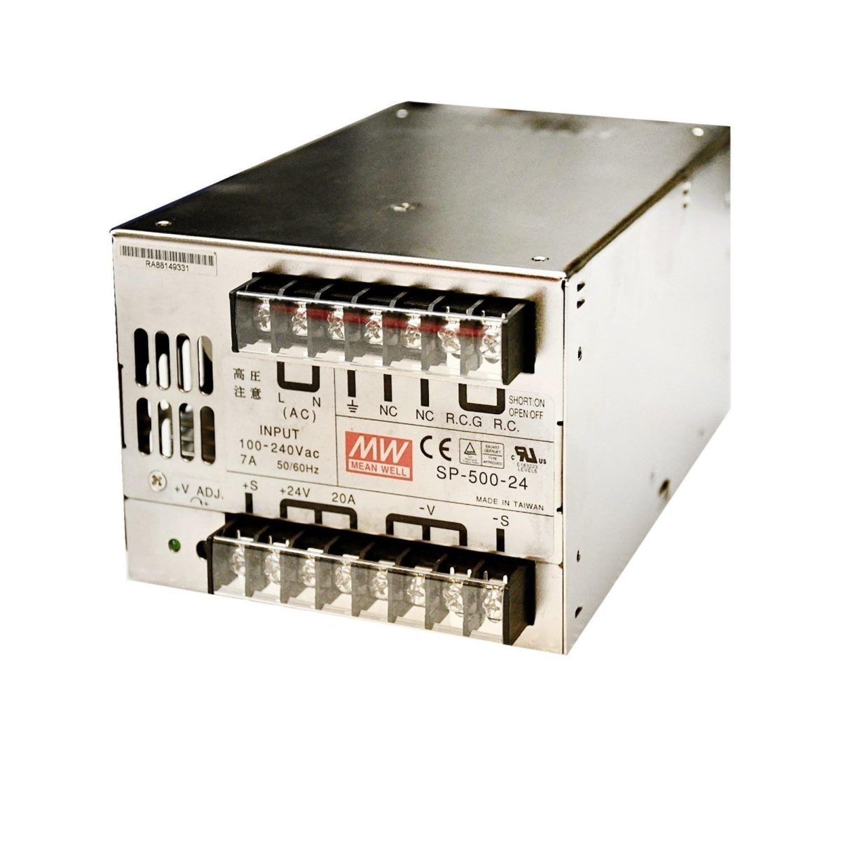 MEAN WELL SP-500-24 Switching Power Supply-Used (24V, 20A)
