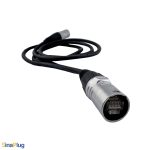 CAT6 UTP Ethernet Cable with SW8MC-A-2N Male Connector - 4 Feet