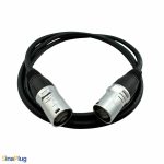 CAT6 UTP Ethernet Cable with SW8MC-A-2N Male Connector - 4 Feet