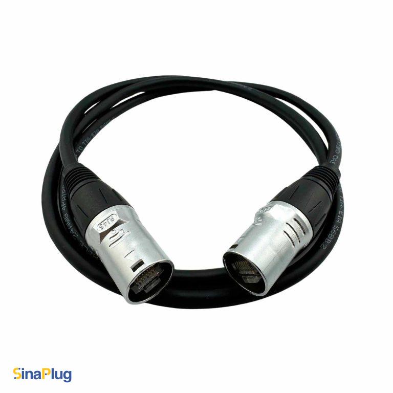 CAT6 UTP Ethernet Cable with SW8MC-A-2N Male Connector - 4 Feet