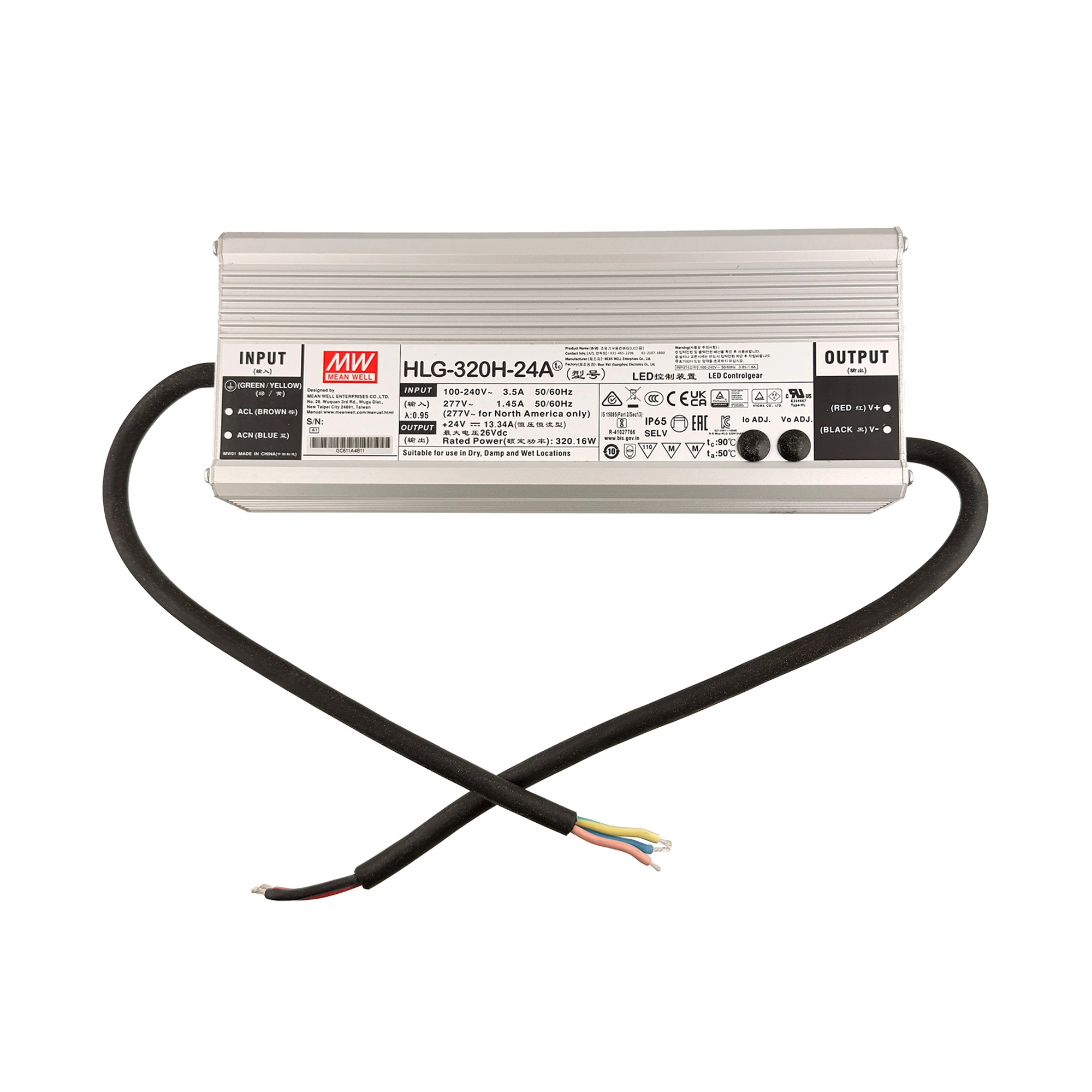 Product_PSU-MNW-HLG320H24A-0_Pic.4_V1.0_20260718 MEAN WELL HLG-320H-24A LED Driver Power Supply (24V, 13.34A)